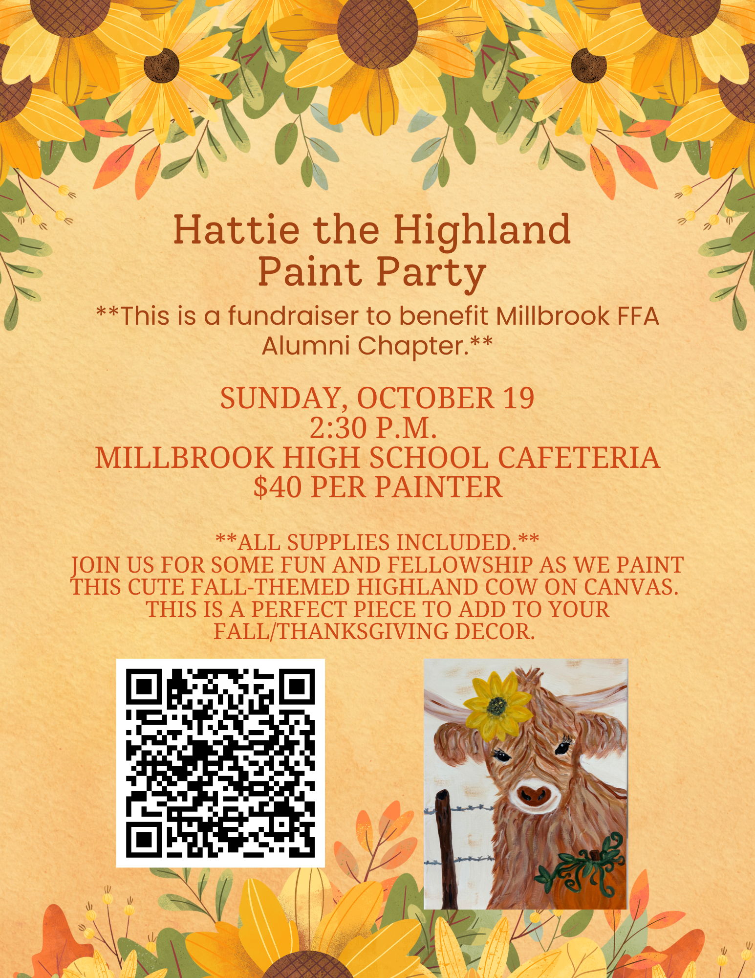 Hattie the Highland Millbrook FFA Alumni Fundraiser
