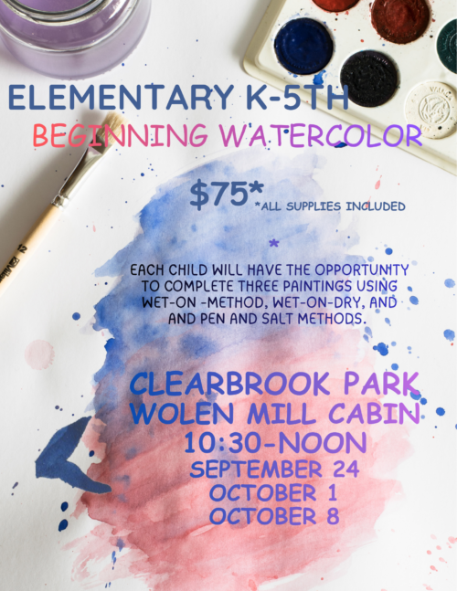 Elementary K-5th Beginning Watercolor