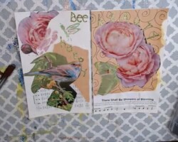 3.7.22 Birds and Flowers through Art Journaling